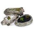thumbnail image 2 of Abbott Collections AB-27-JURASSIC-127 Jardinière Mince en Rondins de 11 Po, Gris - Petit, 2 of 4