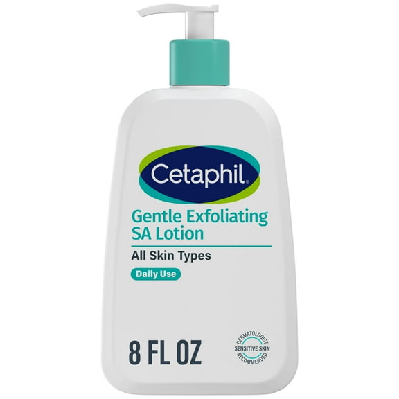 CETAPHIL Gentle Exfoliating SA Lotion, Lightweight Moisturizer with Salicylic Acid, 8 fl oz
