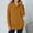 01 Brown, variant on Weiqiqre Tops for Women Trendy Loose Half Zip Drawstring Pullover Sweatshirt Top Casual Long Sleeve Side Slit Knit Hoodie