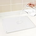 thumbnail image 3 of Unique Bargains Diatomaceous Stone Dish Drying Mat with Groove White, 3 of 6