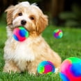 thumbnail image 5 of Paquete de 4 bolas de perro que brillan intensamente bola hinchable que brilla intensamente Led Flash Spike Pet Ball Grinder Ball Pet Light,11 Feliz Sencillez, 5 of 5