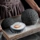 thumbnail image 3 of Japanese Planet Volcanic Stone Artistic Dish Pendulum Seafood Sushi Sashimi Ice Plate Smoke Plate,12CM, 3 of 5