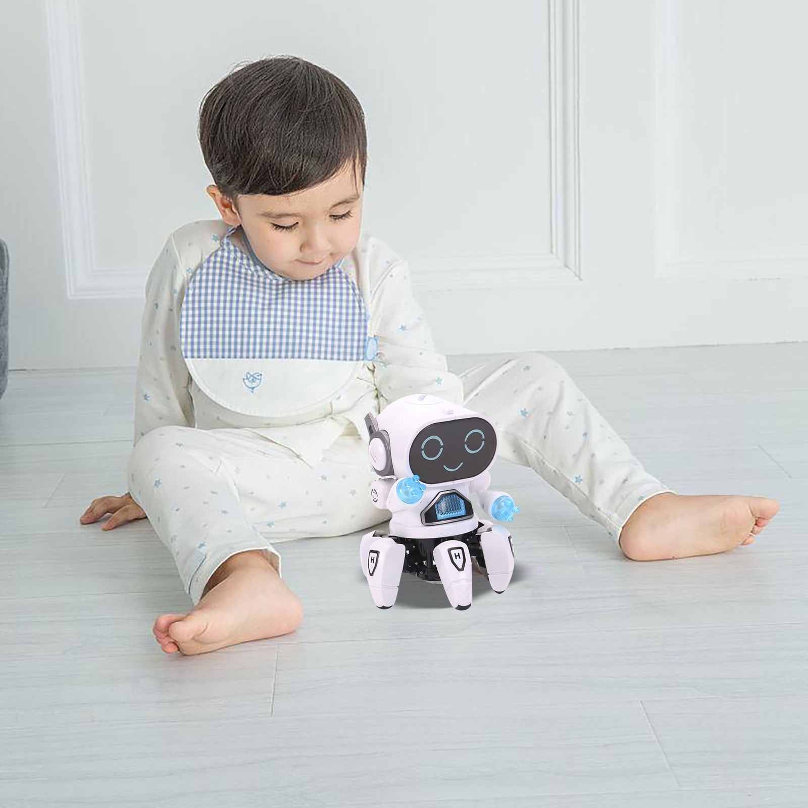 Xubinwww Six Robot Children's Intelligent Singing And Dancing Robot Boy And Girl Toys Alphabet Activity Hide And Seek Beehive Extra Large for Kids Hand Games for Boys Games for 2-4 Years Bottle