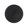 thumbnail image 3 of Tuvgenk Easy Clean Placemat Woven for Kitchen Dining Cotton 15 Inch Table Mat Waterproof Round Stain Resistant for Birthday Party Decor Black, 3 of 4