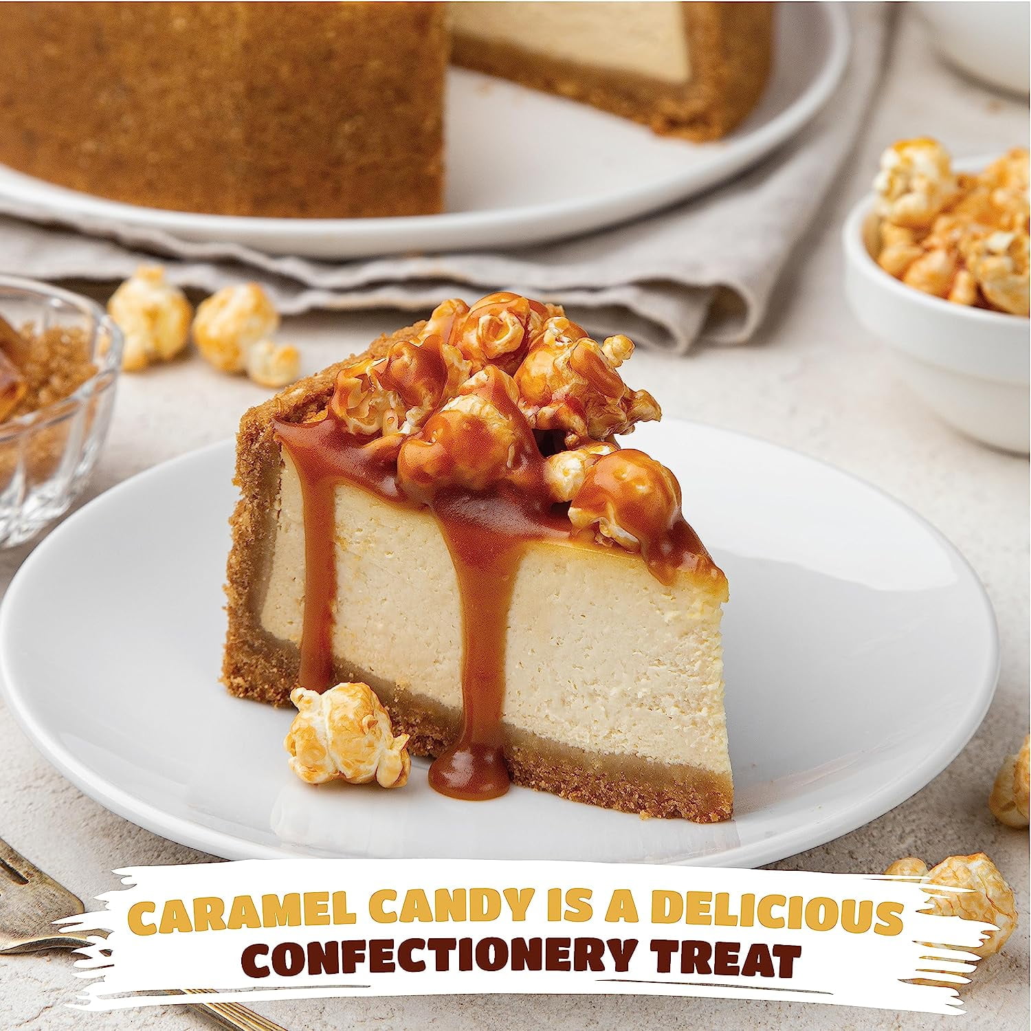 Kraft America's Classic Caramels Candy, Fresh and Chew Bite Size Caramel Cubes, Individually Wrapped Bulk 2 Pounds Bag