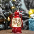 thumbnail image 4 of Christmas Snow Globe Lantern, Battery Operated Lighted Swirling Glitter Water Lantern with Timer for Christmas Home Decoration, Pickup Truck Black, 4 of 6
