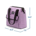 thumbnail image 5 of Ozark Trail 24 Can Wide Mouth Soft Cooler Tote, Purple, 16.9 Quart Volume Capacity, 5 of 14