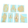 thumbnail image 1 of 7pcs Mobile Phones Metal Gold Christian Stickers Self Adhesive DIY Phone Case 3D Stickers for Scrapbooking Journaling, 1 of 22