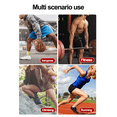 thumbnail image 4 of Pre-Shaped Knee Kinesiology Tape, Elastic Anti-Chafe Athletic Wrap, for Football，4PCS,9.72"×8.66", 4 of 7