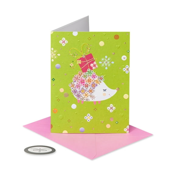 Papersong Premium Birthday Card (Hedgehog)