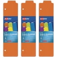thumbnail image 1 of Avery Snap-In Plastic Bookmark Dividers For 3 Ring Binder White Labels 1 Assorted Color Set Of 5 Tabs 3 Packs 15 Page Dividers Total (24908), 1 of 5