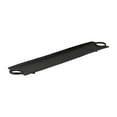 thumbnail image 4 of Sagebrook Home Metal, Set Of 2 26/32", Flat Tray With Ring Handles, Black, Rectangle, 1"H, Solid Color - 32.0" x 6.0" x 1.0", 4 of 8