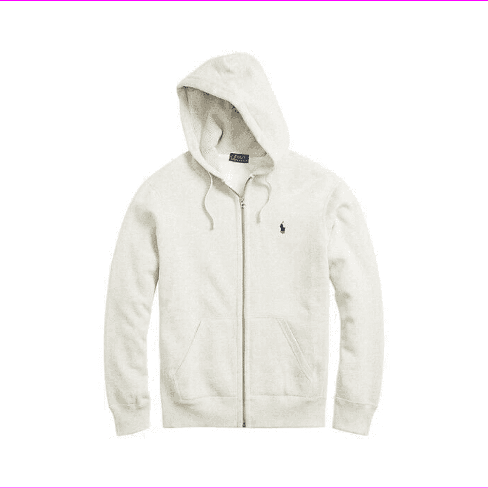 polo ralph lauren white zip up
