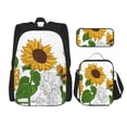 thumbnail image 1 of Balery Plump Sunflower And Sketch Mochila Escolar 3 en 1 para Niños - Mochila Resistente con Lonchera Térmica y Estuche - Mochila Escolar para Niños y Niñas, 1 of 7