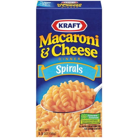 Kraft Dinners Spirals Macaroni & Cheese Dinner, 5.5 oz ...