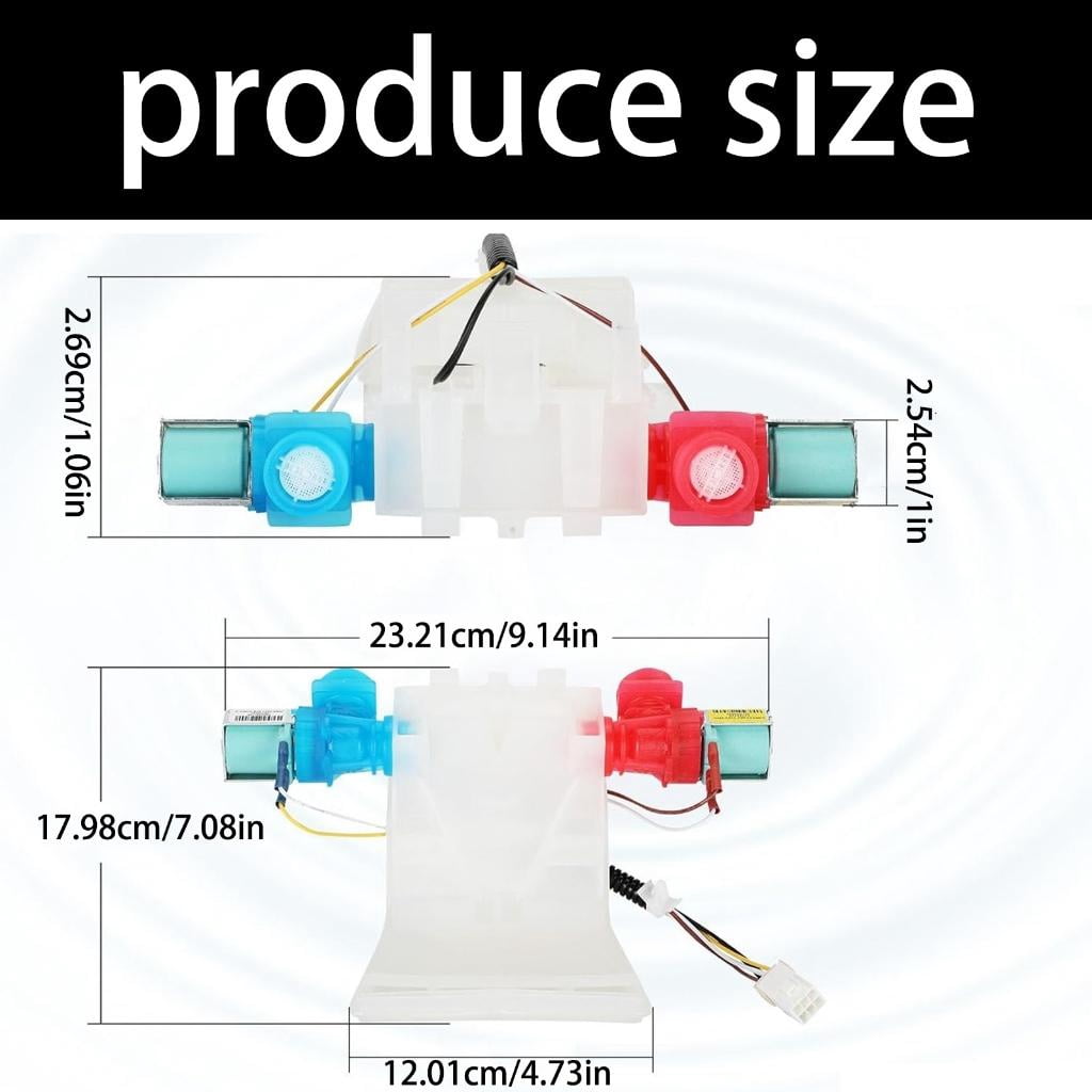 ANXPTIME Easy Installation Hot and Cold Water Inlet Valves for Washer Repair