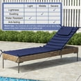 thumbnail image 6 of Pellebant Outdoor Chaise Lounge Cushions, 72"x 21" Foldable Patio Lounger Pads with Headrest, Waterproof and Fade-Resistant for Garden, Pool, Lawn – Navy Blue, 6 of 7