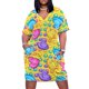 thumbnail image 2 of Peeps de malvavisco con bolas de gelatina de arcoíris en amarillo vestido de bolsillo suelto para fiesta de boda Pascua, 2 of 7