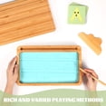 thumbnail image 3 of Bandeja de arena ATmini para aula Montessori con tapa de madera azul, 3 of 6