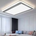 thumbnail image 2 of White Greek Key Fluorescent Light Covers, Geometric Greece Ancient Farmhouse Geo Magnetic Light Covers for Ceiling Lights, Fluorescent Ceiling Shade Filters for Classroom Bedroom Office 4x2Ft x 4PCS, 2 of 8