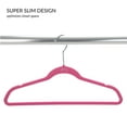 thumbnail image 5 of Simplify Kids Velvet Hangers, 25 Pack in Pink, 5 of 7