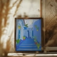 thumbnail image 6 of Blue city Framed Art Modern Wall Decor, 6 of 15