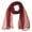 Burgundy, variant on ® Solid Color 100% Silk Long Scarf, Gray