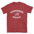 thumbnail image 1 of Harrodsburg Kentucky Patriot Men's Cotton T-Shirt, 1 of 1