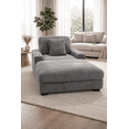 thumbnail image 4 of K-Living Arizona Chaise in Grey fabric with cup holders and USB charging ports., 4 of 8