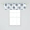 thumbnail image 2 of Ambesonne Independence Day Window Valance, American Patriotic, 54" X 18", White Cobalt Blue, 2 of 3