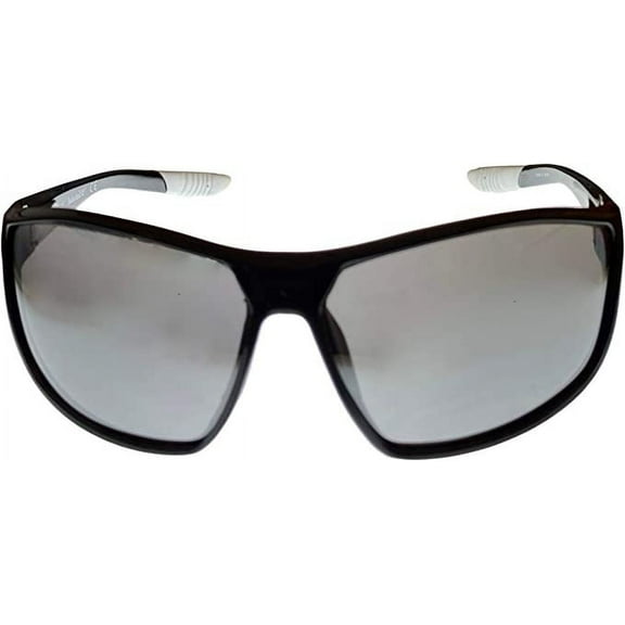 Timberland BLACK Men's Plastic Rectangle, Silver Flash Lens Sunglass