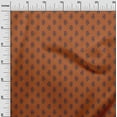 thumbnail image 2 of oneOone Georgette Viscose Rust Brown Fabric Floral Block Sewing Fabric By The Yard Printed Diy Clothing Sewing Supplies 42 Inch Wide, 2 of 4