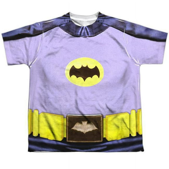 Batman Classic Tv - Batman Costume (Front/Back Print) - Youth Short Sleeve Shirt - X-Large