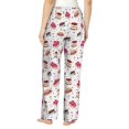 thumbnail image 3 of Xecao Birthday Cake Women's Straight Lounge Pajama Pants: The Epitome of Relaxed Sleepwear, 3 of 9
