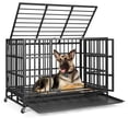 thumbnail image 1 of Jaula para perros VOWNER, resistente e indestructible, 48 pulgadas, para perros grandes, 1 of 7
