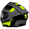thumbnail image 3 of Castle X, 36-16136, Adult Full Face Modular Helmet - Dual Lens Shield - DOT Approved - CX935 - RAID - Gloss Hi-Vis/Charcoal, Large, 3 of 4