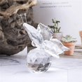 thumbnail image 4 of Figura de mariposa voladora de cristal con base de bola de cristal, colección de figuras de animales de cristal tallado (transparente), 4 of 4