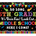 thumbnail image 4 of Colorful Graduation Banner Middle School Transition Educational Decor Party Decorations for School Celebration Classroom Event, 4 of 7