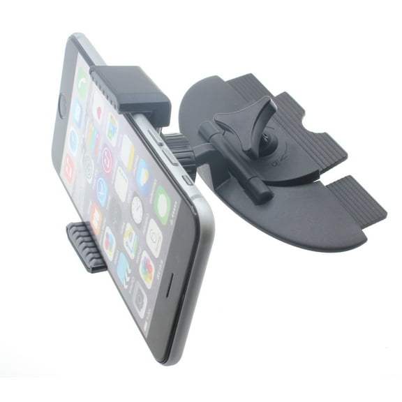 For TCL 40 XL/XE/X/NxtPaper - Car Mount CD Slot Holder Cradle Swivel Dock Strong Grip