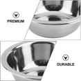 thumbnail image 2 of 2 Sets Pet Stainless Steel Hanging Bowl Pet Bowls Stainless Steel Pet Food Container, 2 of 4