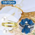 thumbnail image 3 of Porte-serviettes Ronds en Métal pour Boucles de Mariage S5L7, 3 of 9