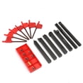 thumbnail image 2 of 7 Set 10mm Shank Lathe Turning Tool Holder Boring Bar + DCMT CCMT Carbide Insert+ Wrench, 2 of 11