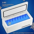 thumbnail image 3 of Fridges Mini Medicine Refrigerator and Insulin Cooler Portable Insulin Refrigerator Travel Keeping Cooling 2-8 Drug Constant Temperature Refrigerator, 3 of 5
