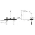 thumbnail image 7 of Dura Faucet DF-PK210A-CP High Rise RV Kitchen Sink Faucet with Crystal Acrylic Knobs (Chrome), 7 of 7