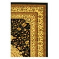 thumbnail image 6 of SAFAVIEH Lyndhurst Marie Traditional Floral Area Rug, Black/Ivory, 8' x 8' Round, 6 of 9