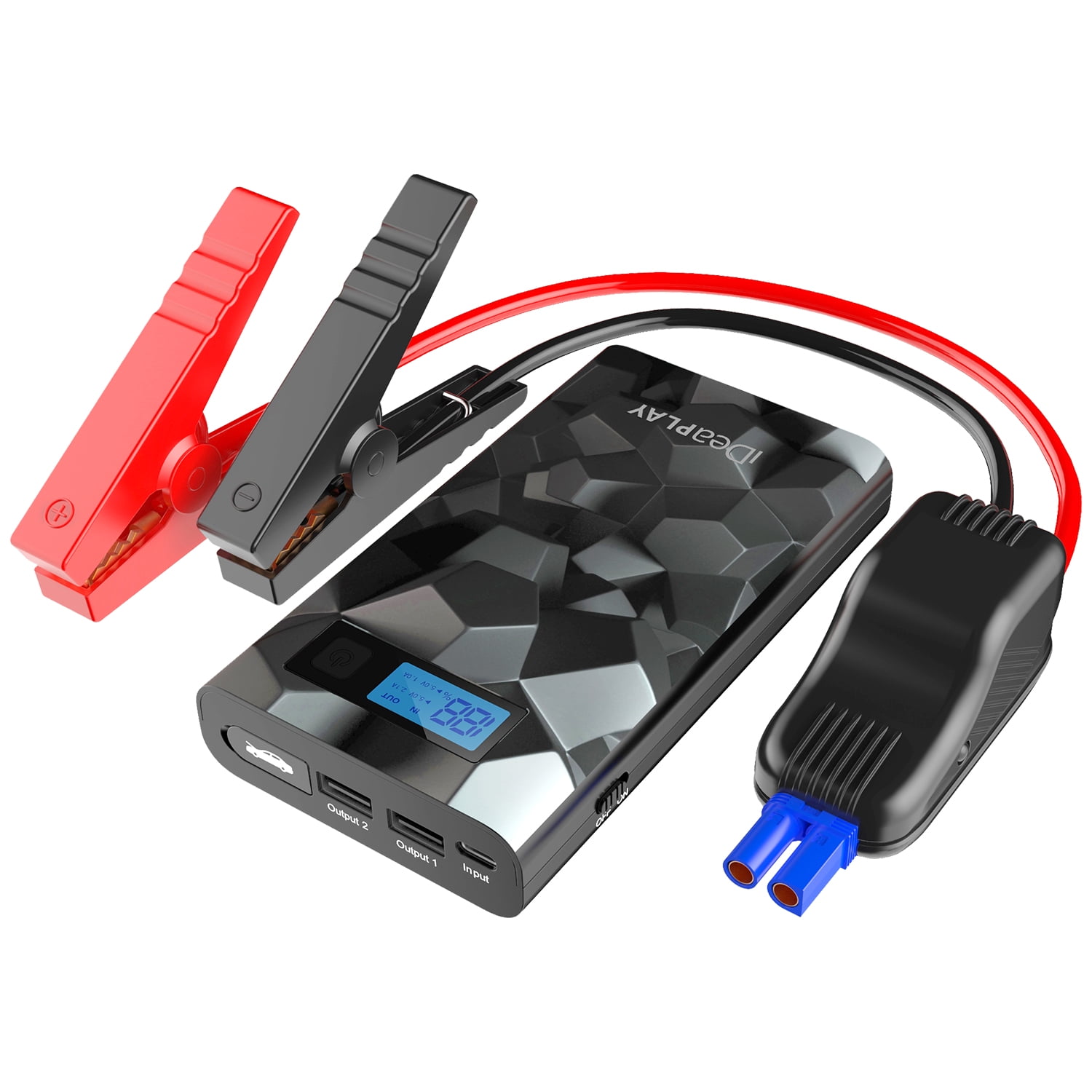 IDEAPLAY J8 Jump Starter 8000mAh 29.6Wh Car Battery Charger