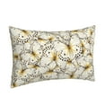 thumbnail image 2 of Naloa Different Butterflys Pillowcase, Throw Pillowcase, Wrinkle-Free, Stain-Resistant with Hidden Zipper for Bedroom Sofa - 16"x24", 2 of 9