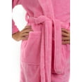 thumbnail image 4 of BC BARE COTTON Kids Microfiber Fleece Hooded Robe - Boys - Pink - Xlarge, 4 of 5