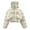 Beige L, variant on Women Winter Cotton Coat High Collar Neck Protection Windproof Long Sleeves Short Type Jacket Thickened Padded Single-breasted Stretchy Hem Overcoat