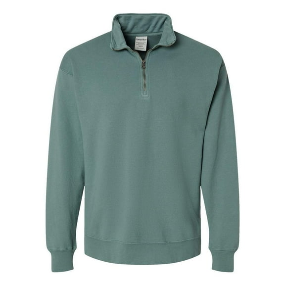 ComfortWash by Hanes Garment-Dyed Quarter-Zip Sweatshirt